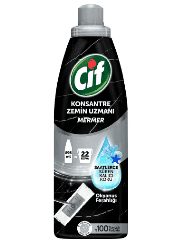 Cif Konsantre Zemin Uzmanı Mermer Okyanus Ferahlığı 895 Ml