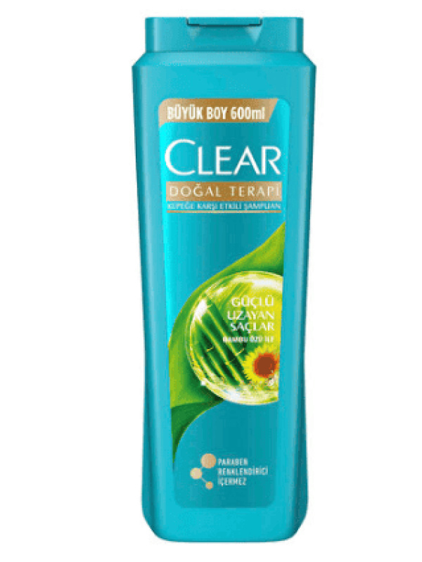 Clear Güçlü Uzayan Saçlar Şampuan 600 Ml
