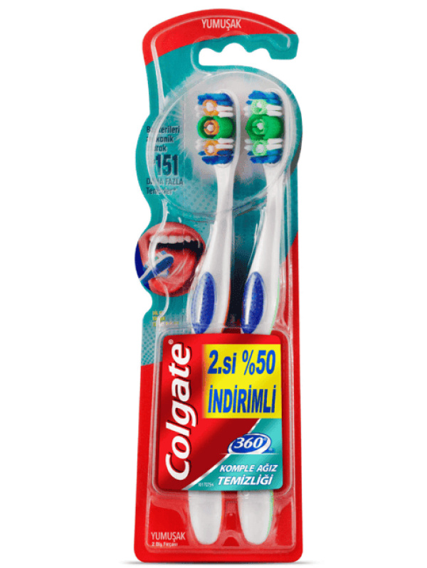 Colgate 360 1+1 Diş Fırçası 1 Adet