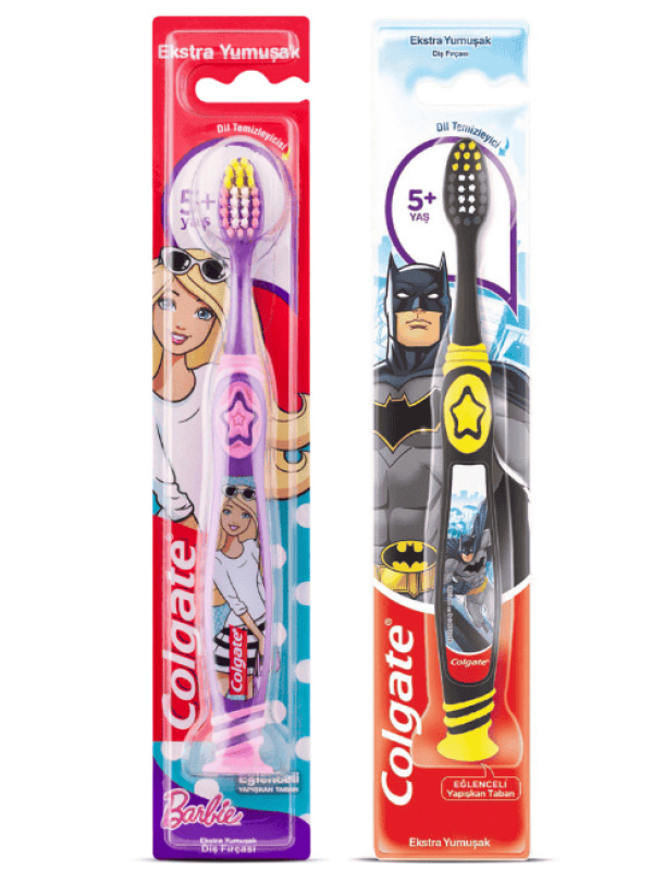 Colgate Çocuk Barbie - Batman 6+ Diş Fırçası 1 Adet