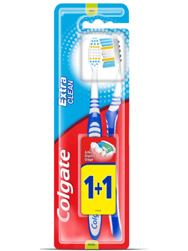Colgate Extra Clean 1+1 Diş Fırçası 1 Adet