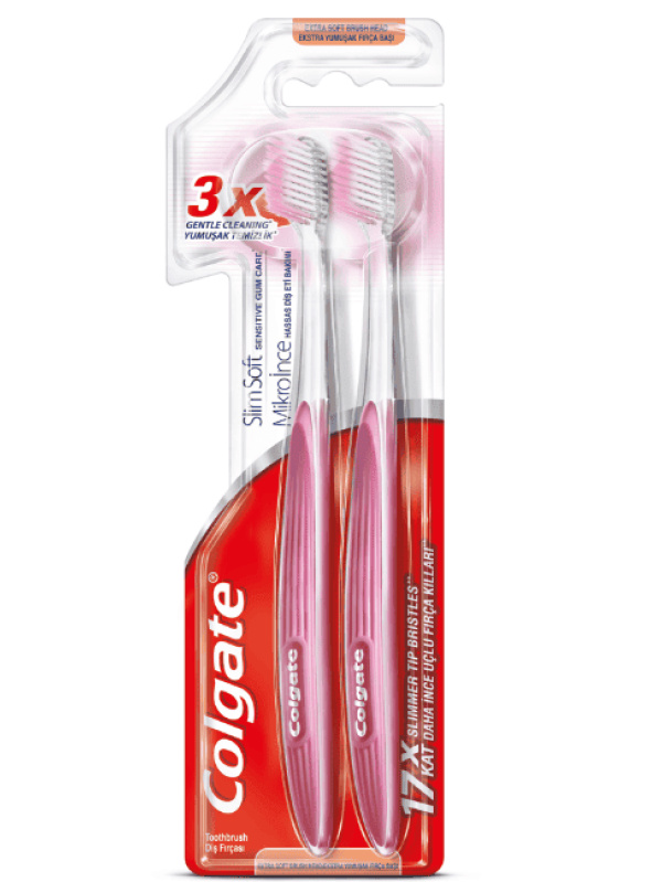 Colgate Mikro İnce Hassas Diş Eti Bakımı 2'li Paket Diş Fırçası 1 Adet