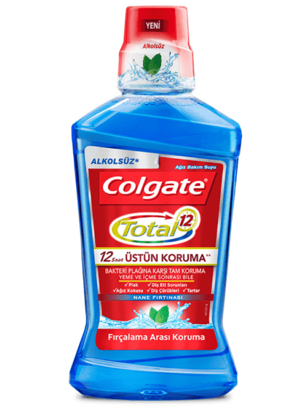 Colgate Total Ağız Bakım Suyu Nane Fırtınası 500 Ml