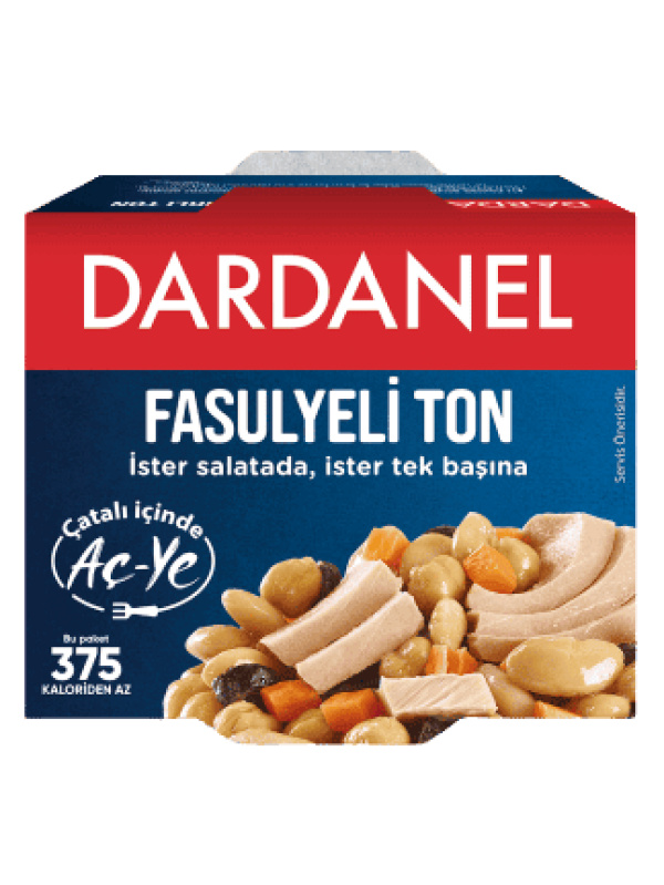 Dardanel Fasulyeli Ton Balığı 185 Gr
