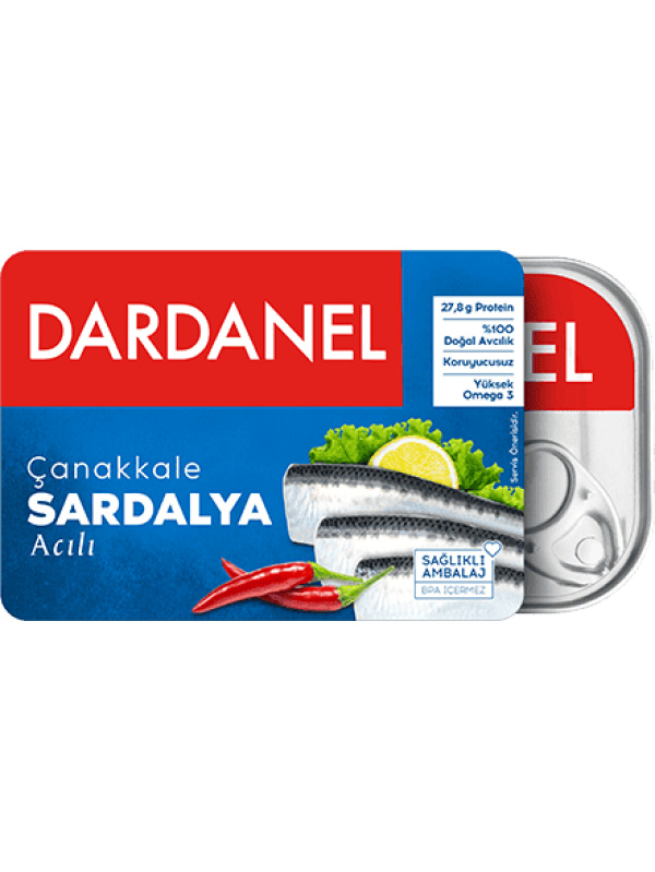 Dardanel Sardalya Acılı 105 Gr
