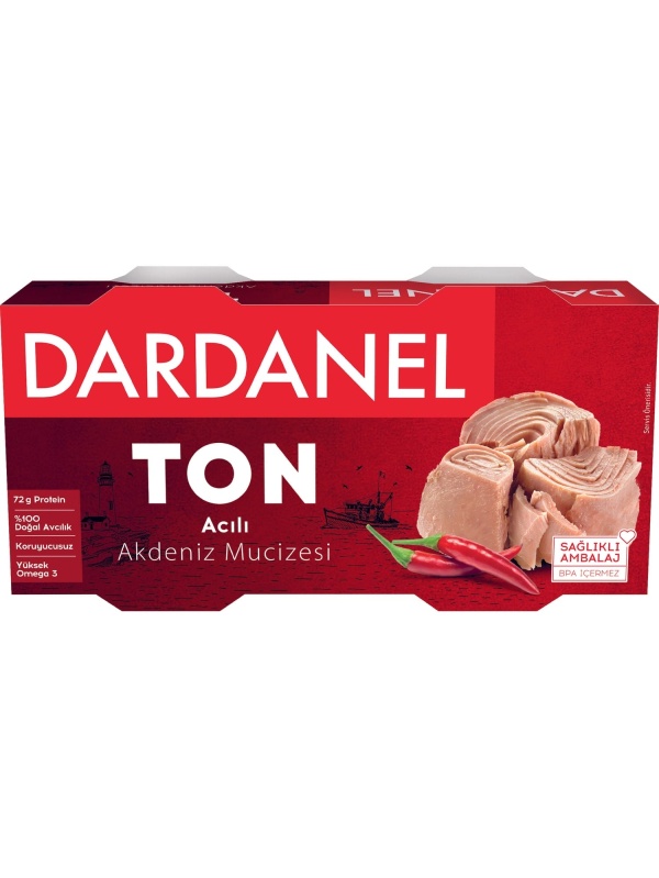 Dardanel Ton Balığı Acılı 150 Gr