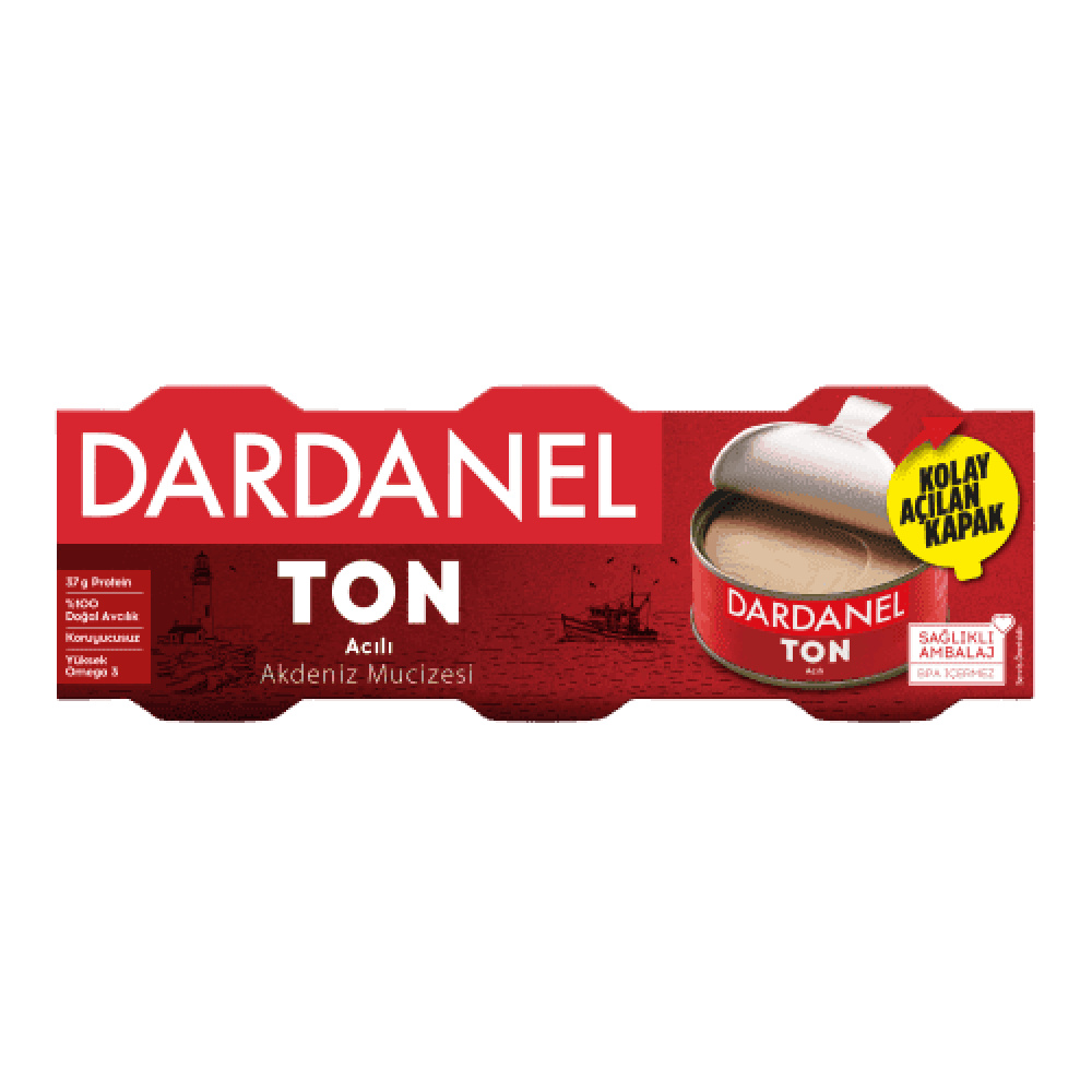 Dardanel Ton Balığı Acılı 75 Grx3