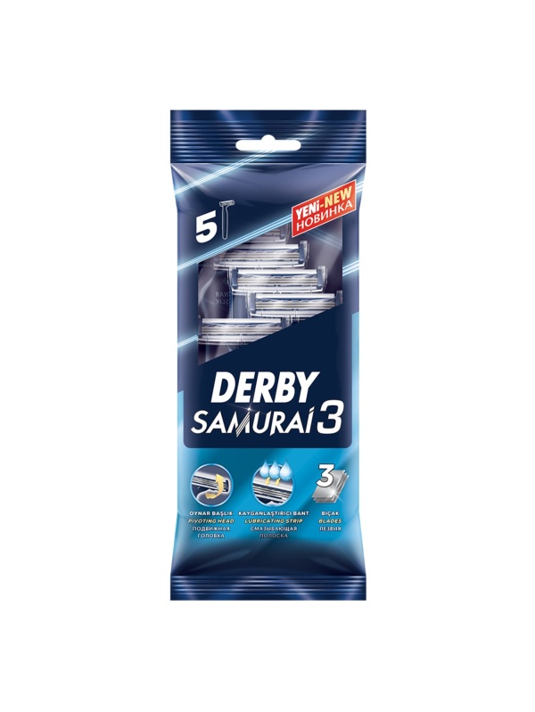 Derby Samurai 3 5'li Paketi 5 Adet