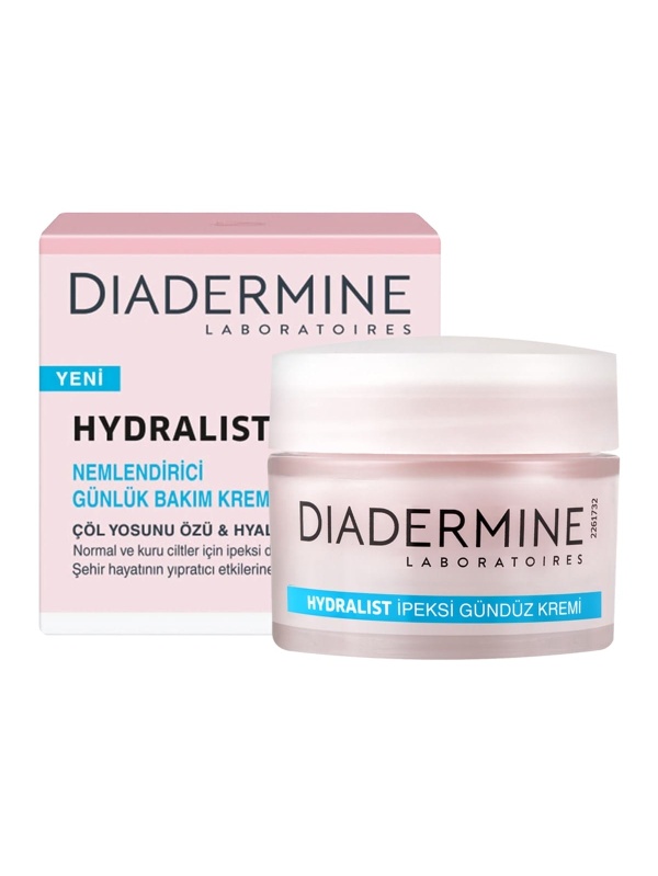 Diadermine Hydralis Nemlendirici Günlük Bakım Kremi İpeksi Doku 50 Ml