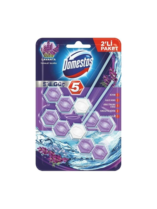 Domestos 5'li Güç Lavanta 110 Gr