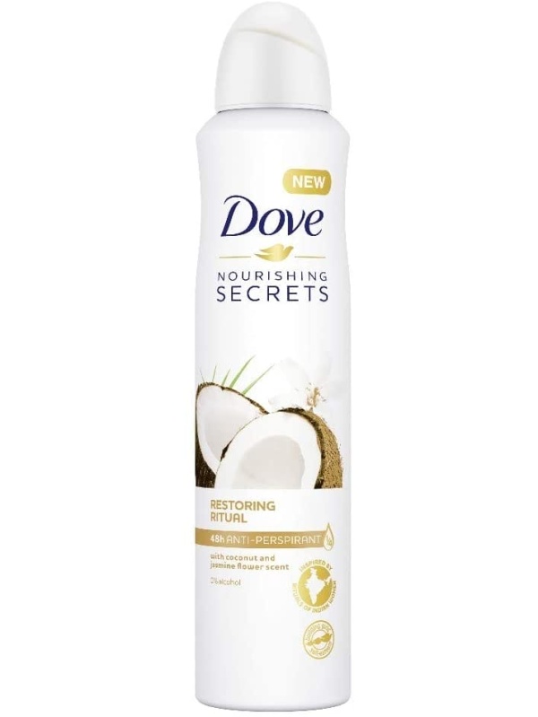 Dove Deodorant Besleyici Sırlar Hindistan Cevizi Ve Yasemin Çiçeği 250 Ml