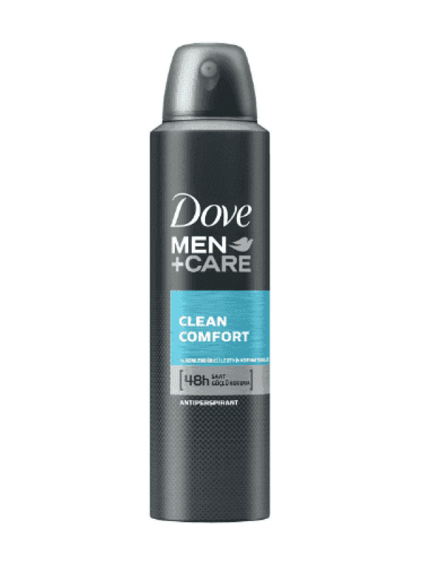 Dove Deodorant Men Anti- Perspirant Clean Comfort 150 Ml