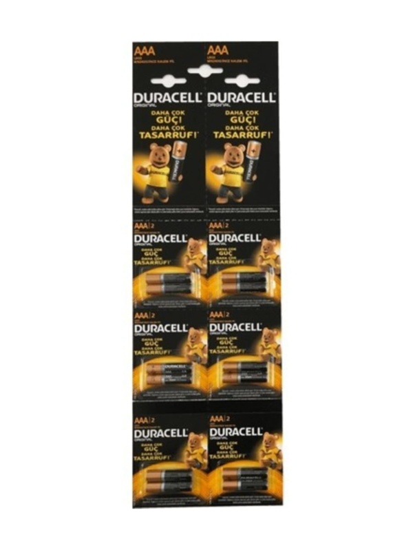 Duracell Hbdc Renk Kartelası Aaa 2'li 6'lı Paketi 12 Adet