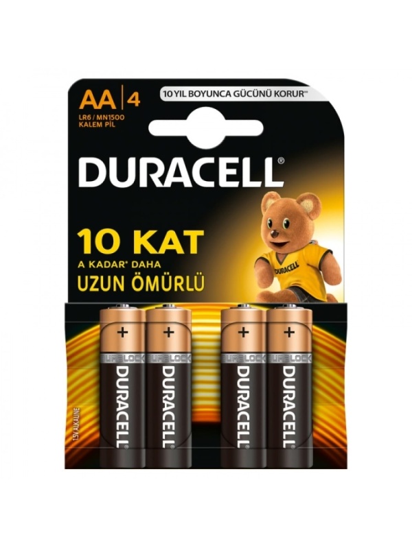 Duracell Temel Kalem Pil 4 Aa 4 Adet