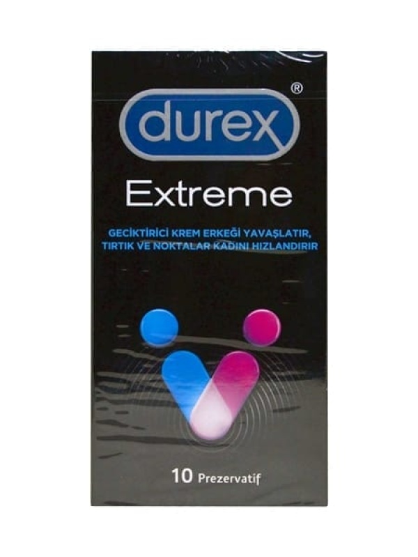 Durex Kondom Daha Uzun Performans Extreme 10 Adet