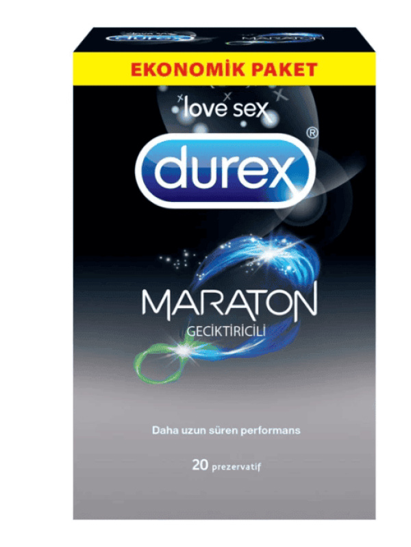 Durex Kondom Daha Uzun Performans Maraton 20 Adet