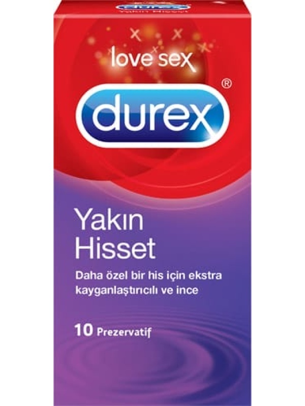 Durex Kondom Daha Yakın Duygular Ultra Kaygan 10 Adet