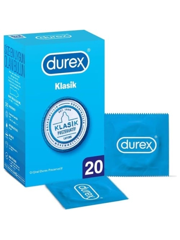Durex Kondom Klasik 20 Adet