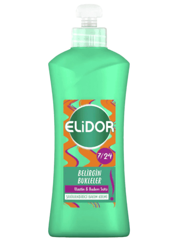 Elidor Belirgin Bukleler 7-24 Şekillendirici Saç Bakım Kremi 300 Ml