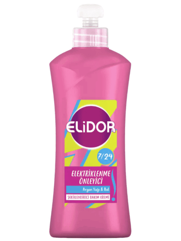 Elidor Elektriklenme Önleyici 7-24 Şekillendirici Saç Bakım Kremi 300 Ml