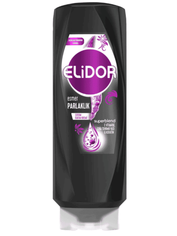 Elidor Esmer Parlaklık Serum Saç Bakım Kremi 500 Ml