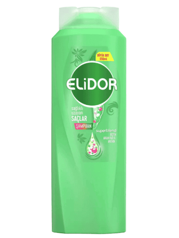 Elidor Sağlıklı Uzayan Saçlar İçin Şampuan 650 Ml