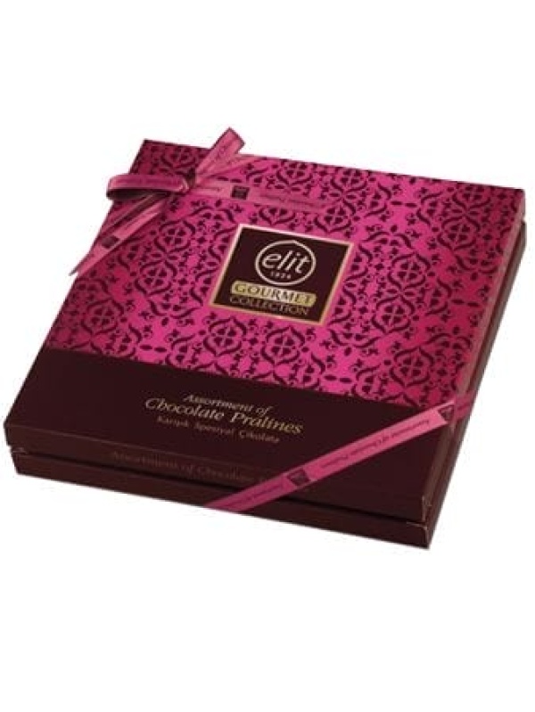 Elit Çikolata Gourmet Collection Çikolata Pembe 365 Gr