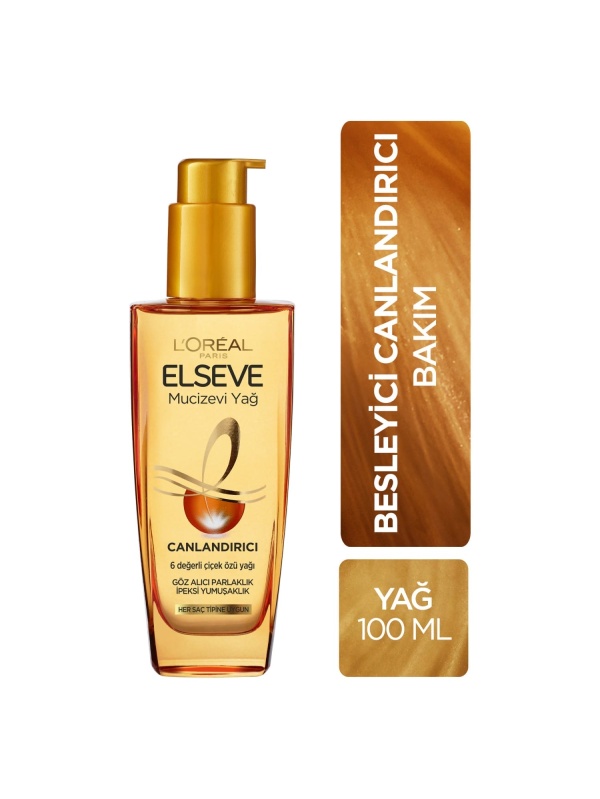 Elseve Saç Bakım Yağı Mucizevi Yağ 100 Ml