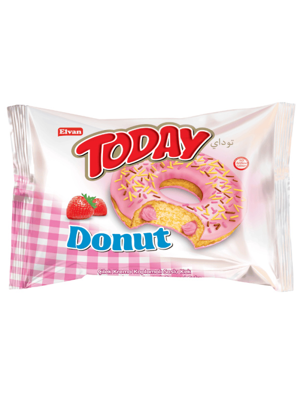 Elvan (Cici) Bugün Çilekli Çörek Pasta 35 Gr
