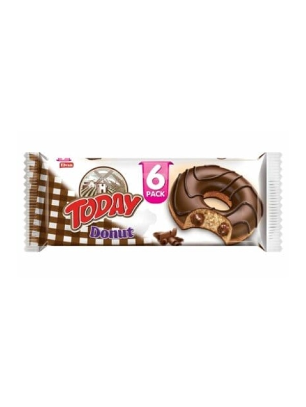 Elvan (Cici) Today Donut Kakaolu Kek Çoklu Paket 50 Gr