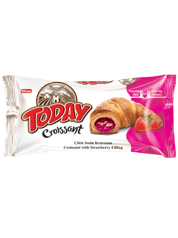 Elvan Kruvasan Çilek 45 Gr