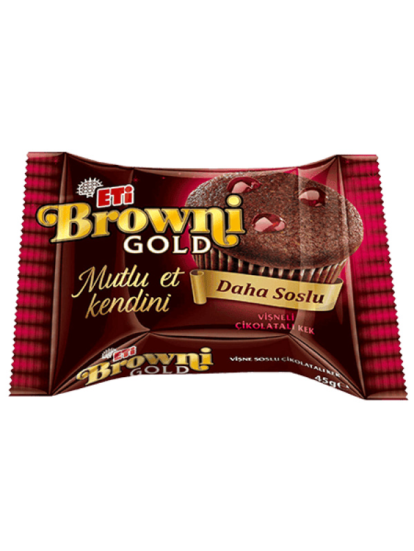 Eti Browni Gold Vişne Soslu Çikolatalı Kek 45 Gr