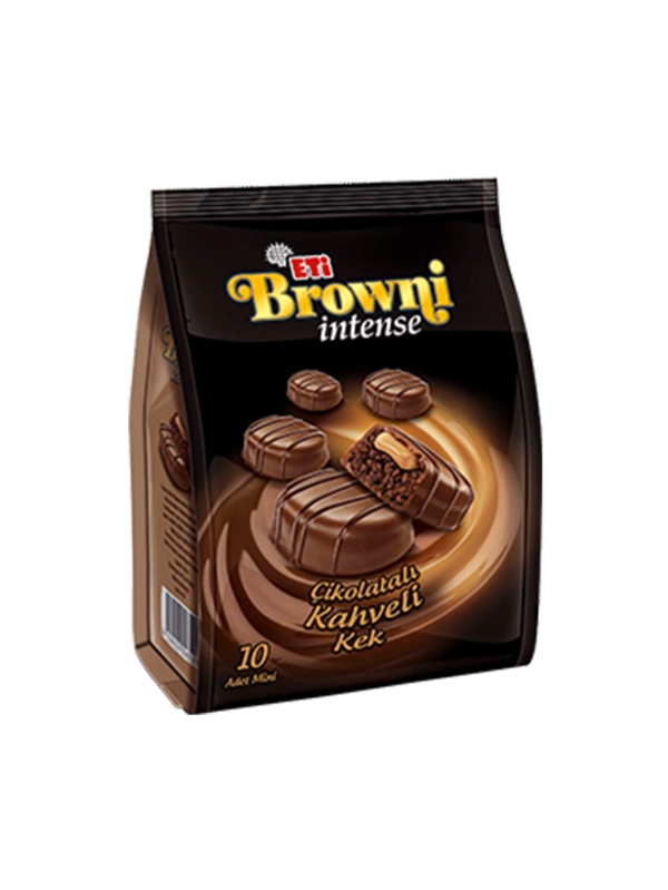 Eti Browni Yoğun Çikolata Kaplamalı Krema Dolgulu Kek Poşeti 160 Gr