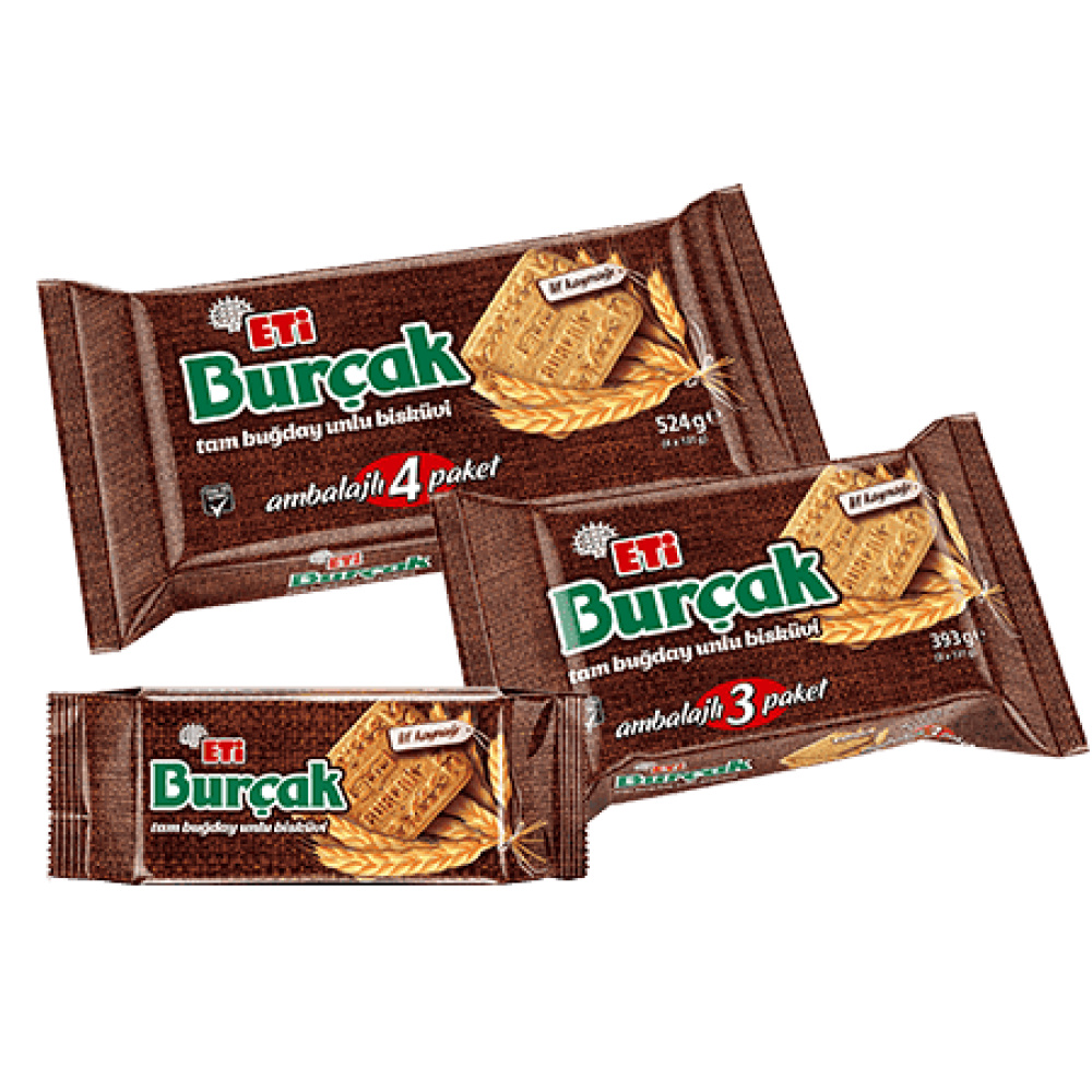 Eti Burçak Tam Buğday Unlu Bisküvi 393 Gr