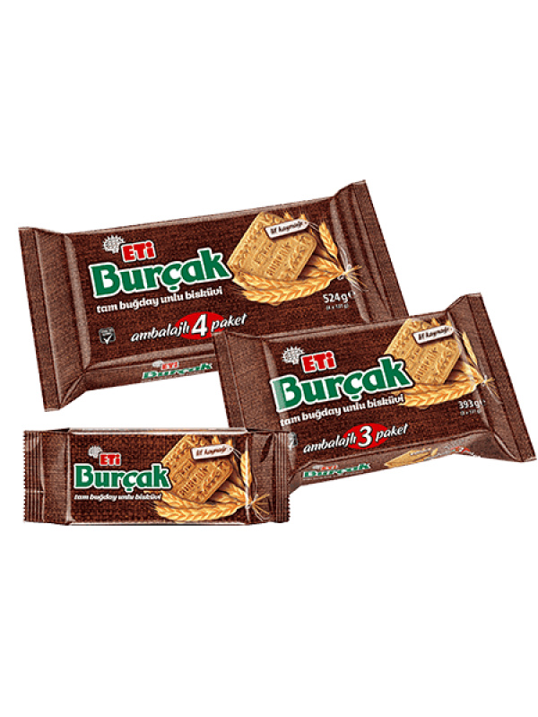 Eti Burçak Tam Buğday Unlu Bisküvi 393 Gr