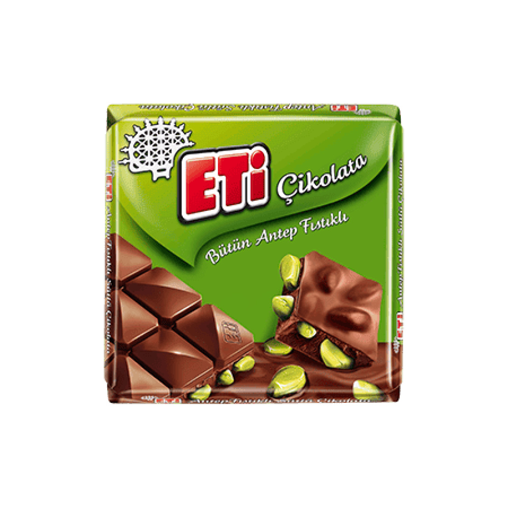 Eti Bütün Fıstıklı Çikolata 80 Gr