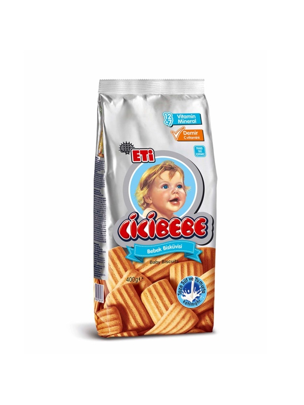 Eti Cicibebe Sade Bebek Bisküvisi 400 Gr