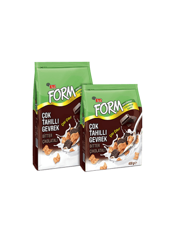 Eti Form Çok Damarlı Tahıl Bitter Çikolata 350 Gr