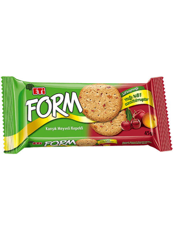 Eti Form Karışık Meyveli Kepekli Bisküvi 45 Gr