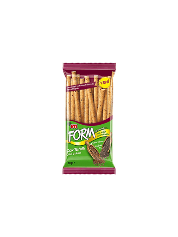 Eti Form Keten Tohumlu Çubuk Kraker 50 Gr