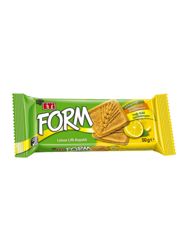 Eti Form Limon Lifli Kepekli Bisküvi 50 Gr