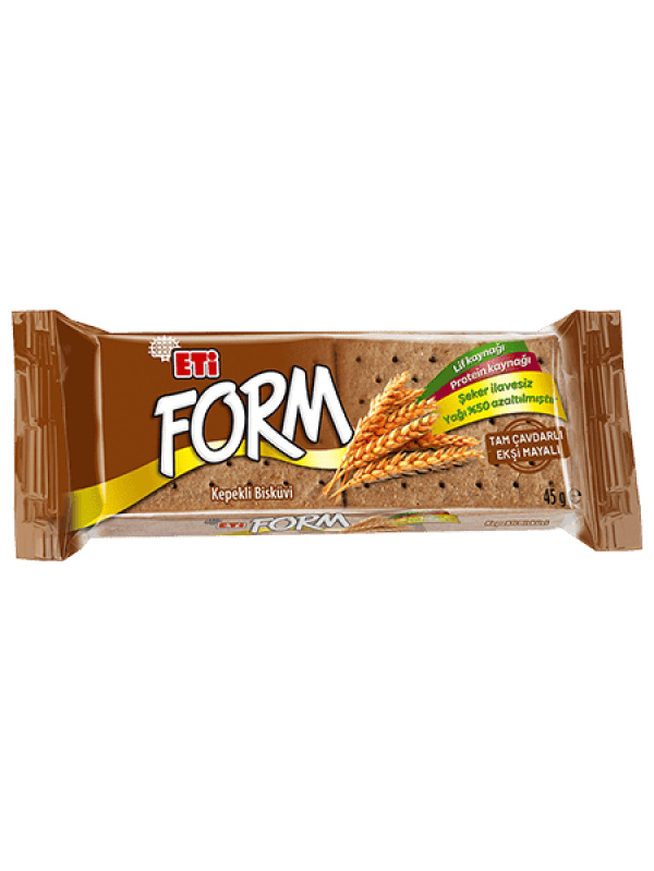 Eti Form Tam Çavdar Ve Ekşi Mayalı Buğday Bisküvi 45 Gr