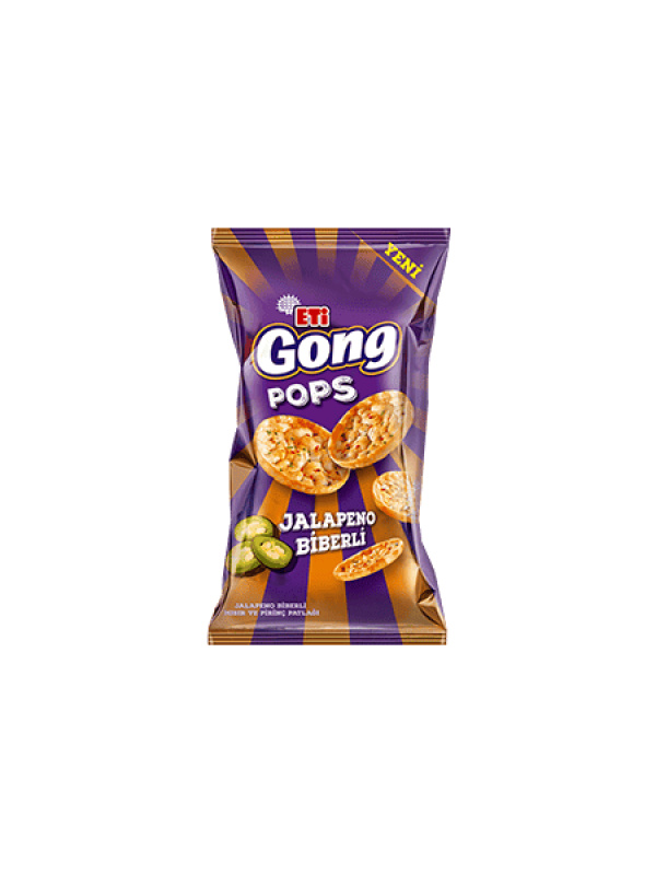 Eti Gong Pops Jalapenolu 50 Gr