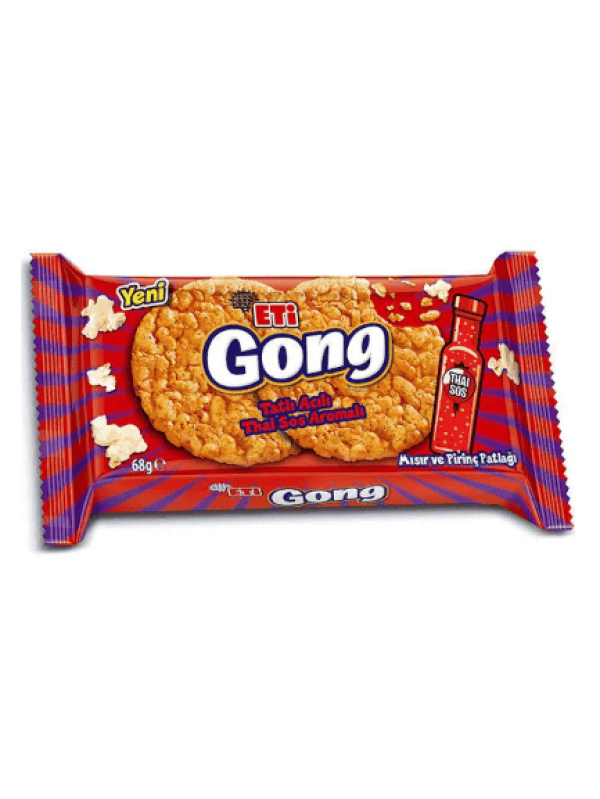 Eti Gong Tatlı Ve Acılı Mısır Pirinç Patlağı 68 Gr
