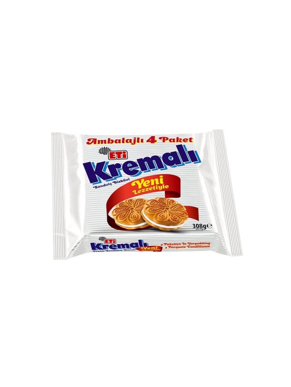 Eti Kremalı Sandviç Bisküvi 308 Gr