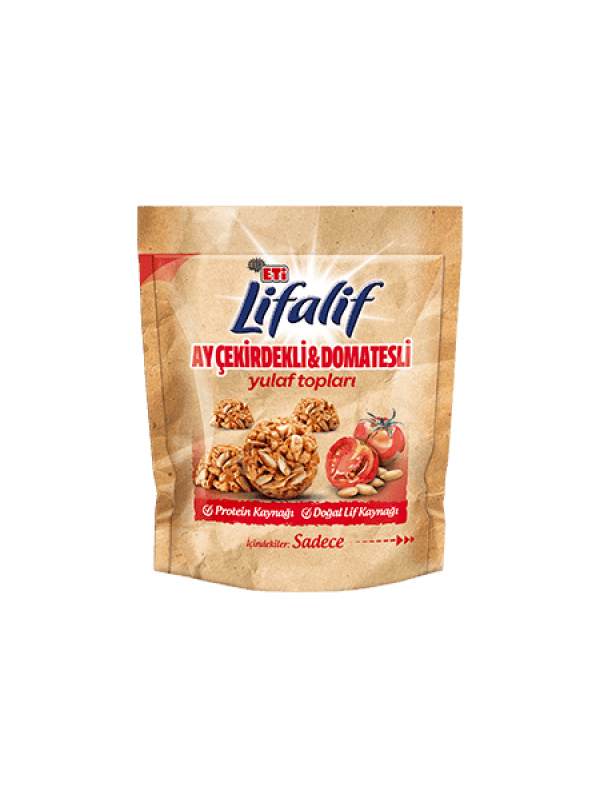 Eti Lifalif Ayçiçeği Çekirdeği & Domates Yulaf Topları 38 Gr