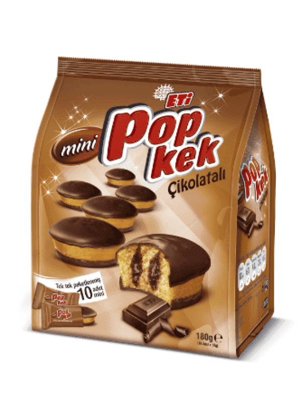 Eti Mini Popkek Çikolatalı 180 Gr