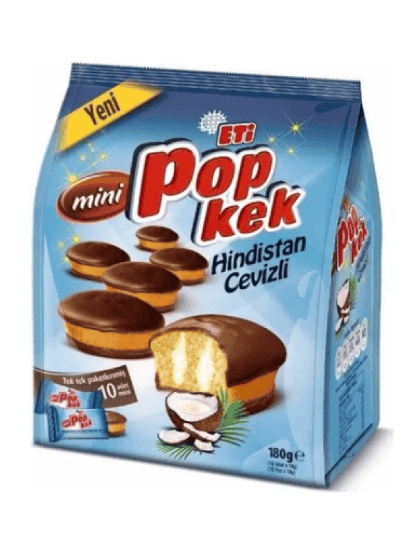 Eti Mini Popkek Hindistan Cevizli 180 Gr