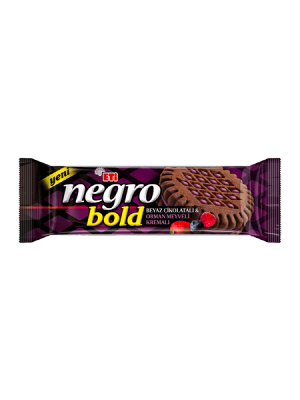 Eti Negro Bold Beyaz Çikolata & Orman Meyveli 100 Gr