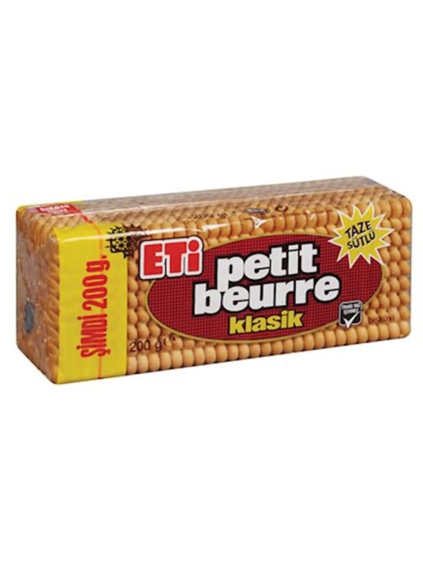 Eti Petit Beurre Bisküvi Klasik 200 Gr